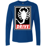 T-Shirts Royal / Small Obey and drive Men's Premium Long Sleeve