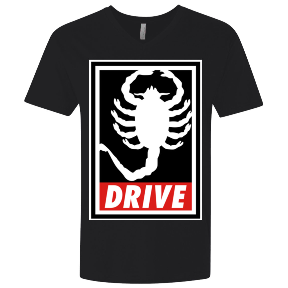 T-Shirts Black / X-Small Obey and drive Men's Premium V-Neck