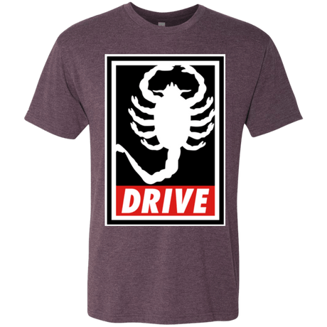 T-Shirts Vintage Purple / Small Obey and drive Men's Triblend T-Shirt