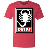 T-Shirts Vintage Red / Small Obey and drive Men's Triblend T-Shirt