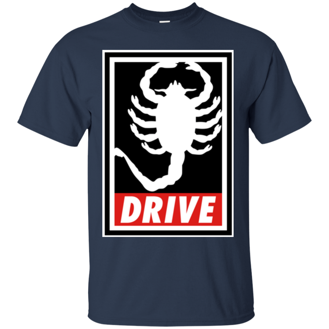 T-Shirts Navy / Small Obey and Drive T-Shirt