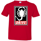 T-Shirts Red / 2T Obey and drive Toddler Premium T-Shirt