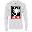 T-Shirts Heather White / X-Small Obey and drive Triblend Long Sleeve Hoodie Tee