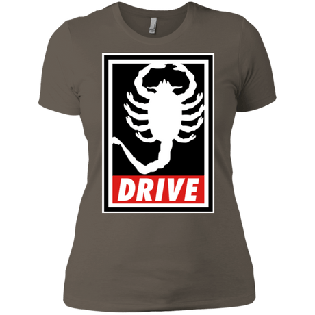 T-Shirts Warm Grey / X-Small Obey and drive Women's Premium T-Shirt