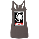 T-Shirts Macchiato / X-Small Obey and drive Women's Triblend Racerback Tank