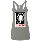 T-Shirts Venetian Grey / X-Small Obey and drive Women's Triblend Racerback Tank