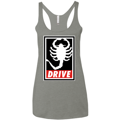 T-Shirts Venetian Grey / X-Small Obey and drive Women's Triblend Racerback Tank