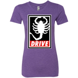 T-Shirts Purple Rush / Small Obey and drive Women's Triblend T-Shirt