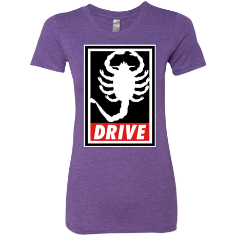 T-Shirts Purple Rush / Small Obey and drive Women's Triblend T-Shirt