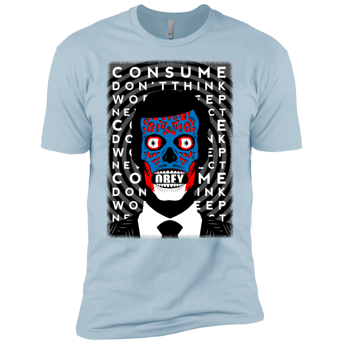 T-Shirts Light Blue / YXS OBEY Boys Premium T-Shirt