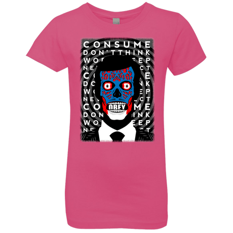 T-Shirts Hot Pink / YXS OBEY Girls Premium T-Shirt