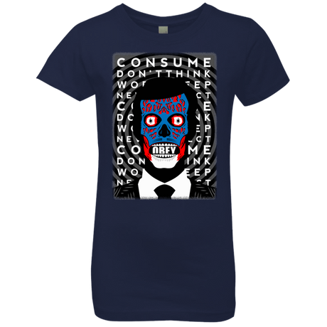 T-Shirts Midnight Navy / YXS OBEY Girls Premium T-Shirt