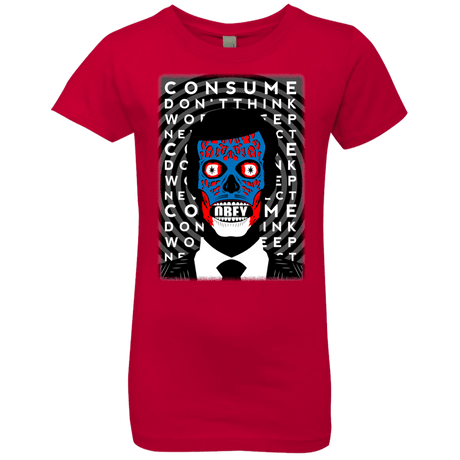 T-Shirts Red / YXS OBEY Girls Premium T-Shirt