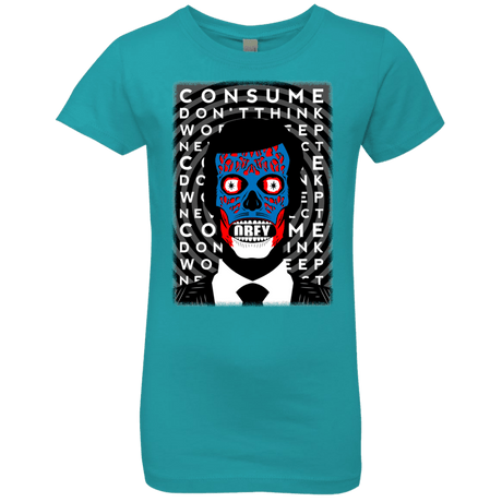 T-Shirts Tahiti Blue / YXS OBEY Girls Premium T-Shirt