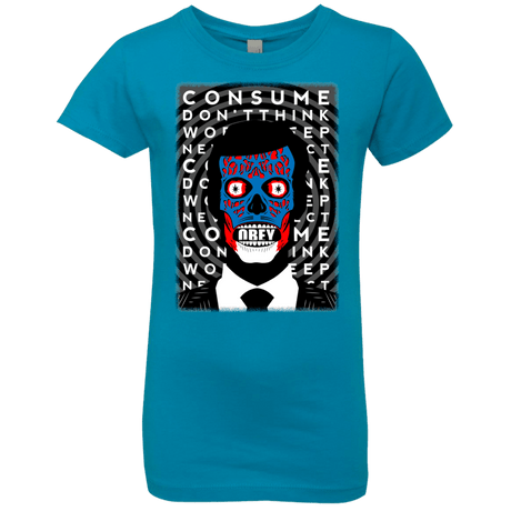 T-Shirts Turquoise / YXS OBEY Girls Premium T-Shirt