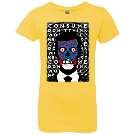 T-Shirts Vibrant Yellow / YXS OBEY Girls Premium T-Shirt