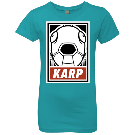 T-Shirts Tahiti Blue / YXS Obey Karp Girls Premium T-Shirt
