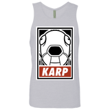 T-Shirts Heather Grey / Small Obey Karp Men's Premium Tank Top