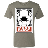 T-Shirts Venetian Grey / Small Obey Karp Men's Triblend T-Shirt