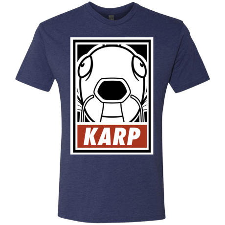 T-Shirts Vintage Navy / Small Obey Karp Men's Triblend T-Shirt