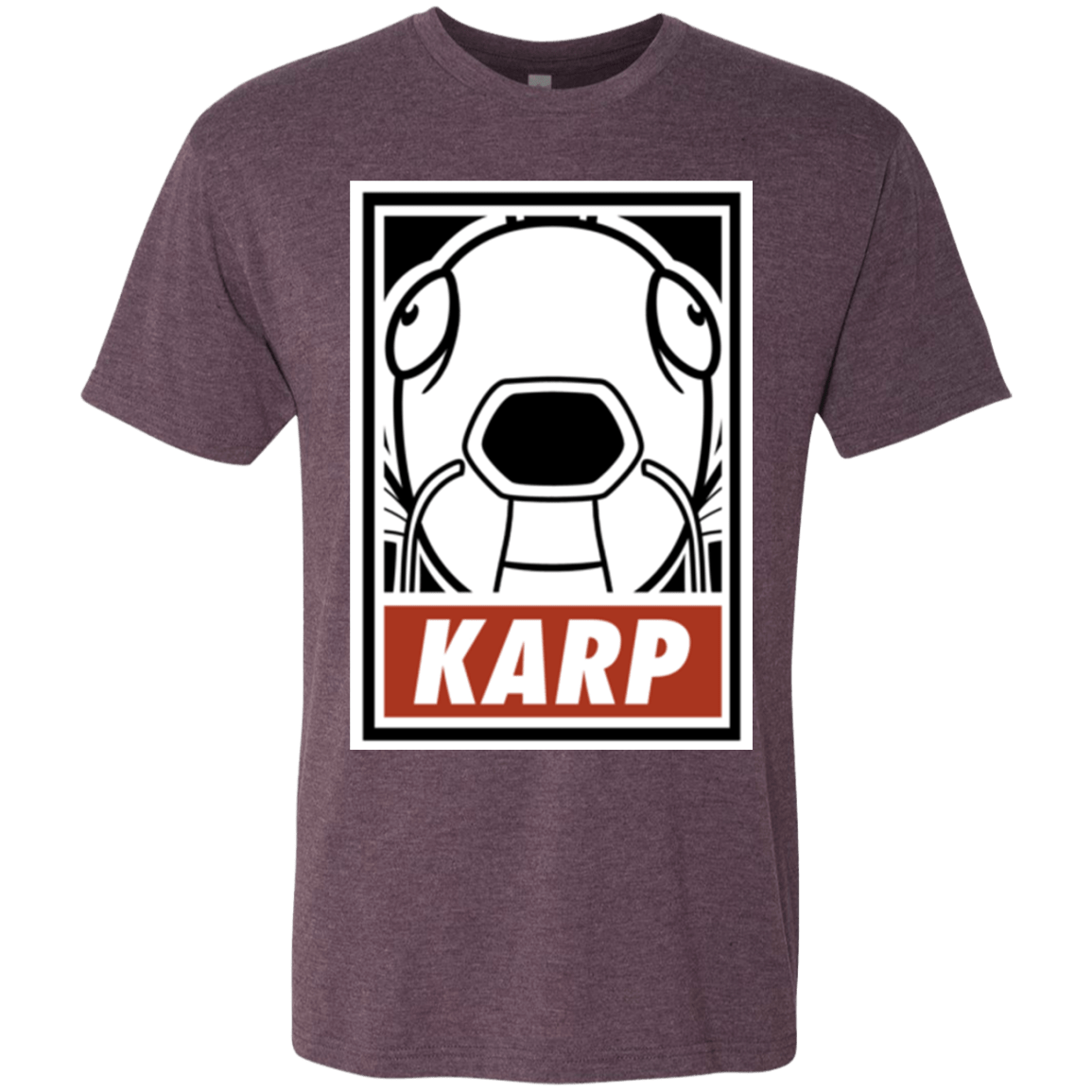 T-Shirts Vintage Purple / Small Obey Karp Men's Triblend T-Shirt