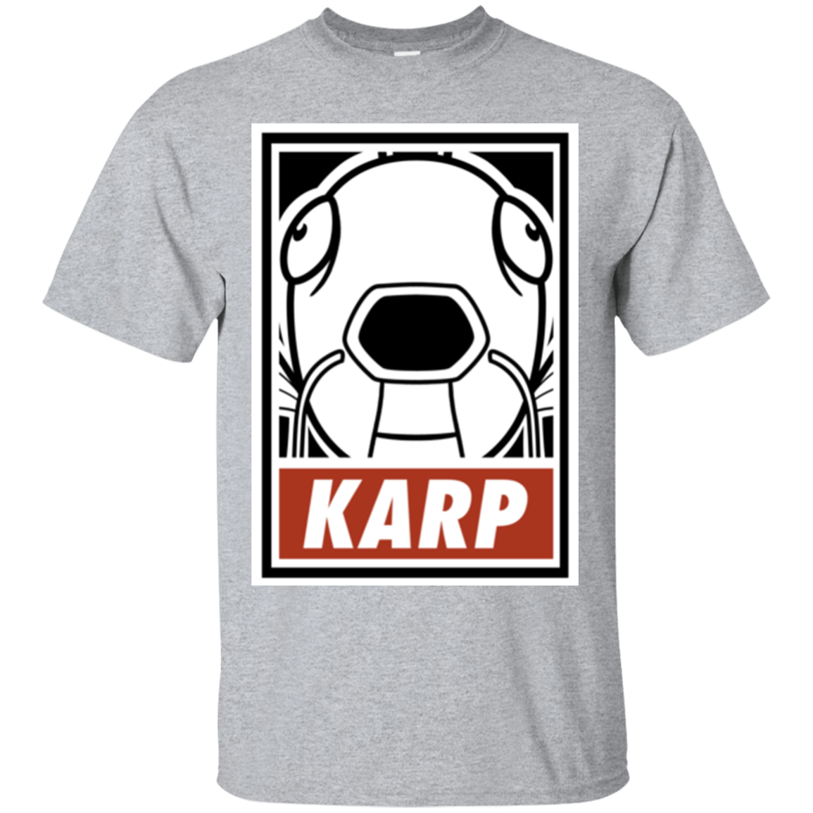 T-Shirts Sport Grey / Small Obey Karp T-Shirt
