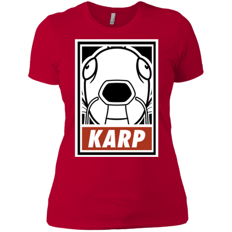 T-Shirts Red / X-Small Obey Karp Women's Premium T-Shirt