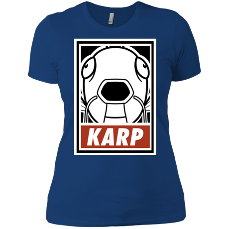 T-Shirts Royal / X-Small Obey Karp Women's Premium T-Shirt