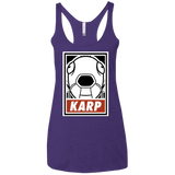 T-Shirts Purple / X-Small Obey Karp Women's Triblend Racerback Tank