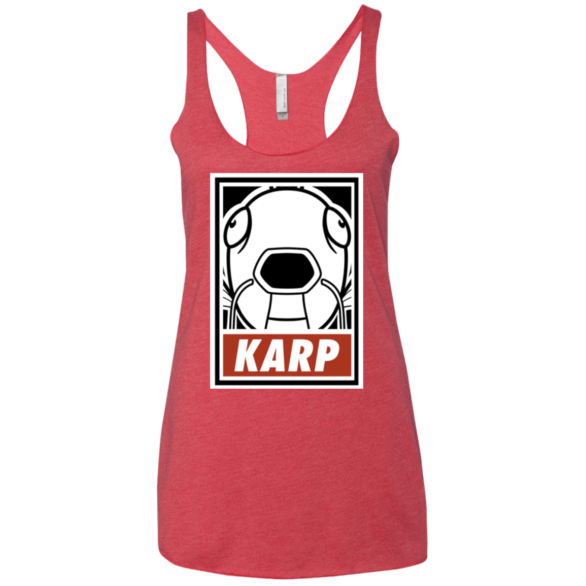 T-Shirts Vintage Red / X-Small Obey Karp Women's Triblend Racerback Tank