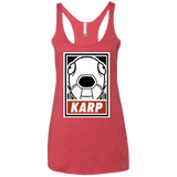 T-Shirts Vintage Red / X-Small Obey Karp Women's Triblend Racerback Tank