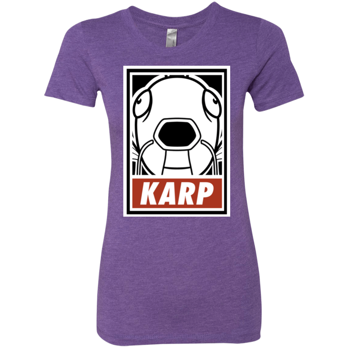 T-Shirts Purple Rush / Small Obey Karp Women's Triblend T-Shirt