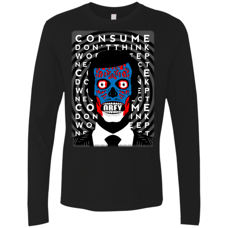 T-Shirts Black / Small OBEY Men's Premium Long Sleeve