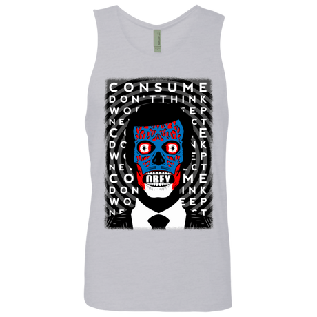 T-Shirts Heather Grey / Small OBEY Men's Premium Tank Top