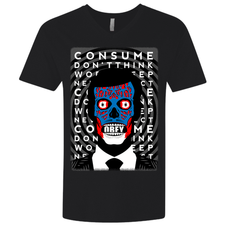 T-Shirts Black / X-Small OBEY Men's Premium V-Neck