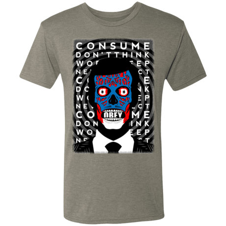 T-Shirts Venetian Grey / S OBEY Men's Triblend T-Shirt