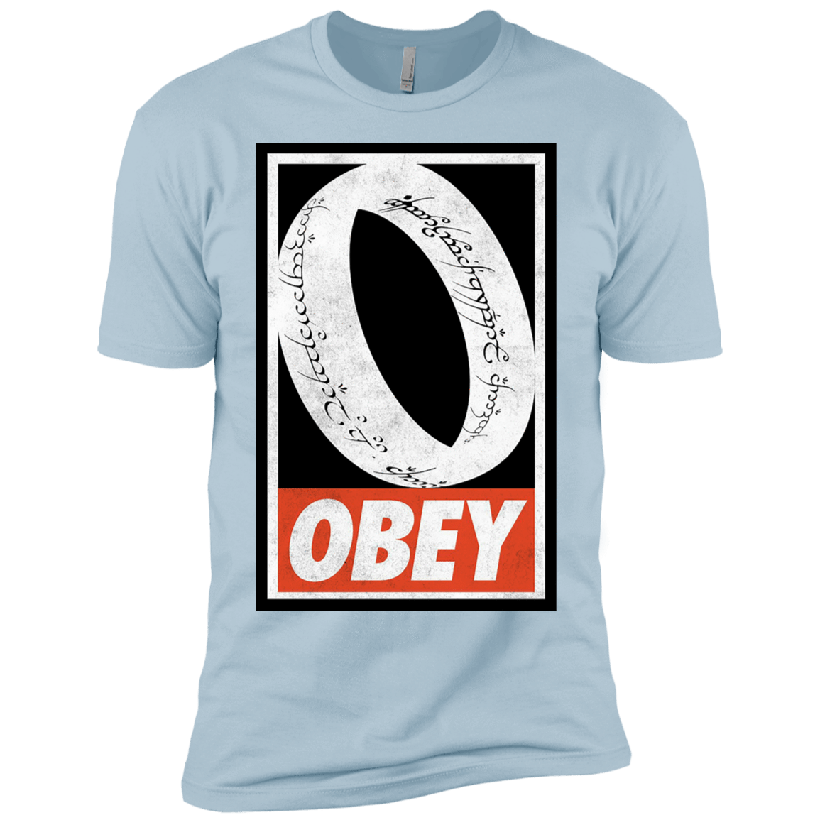 T-Shirts Light Blue / YXS Obey One Ring Boys Premium T-Shirt