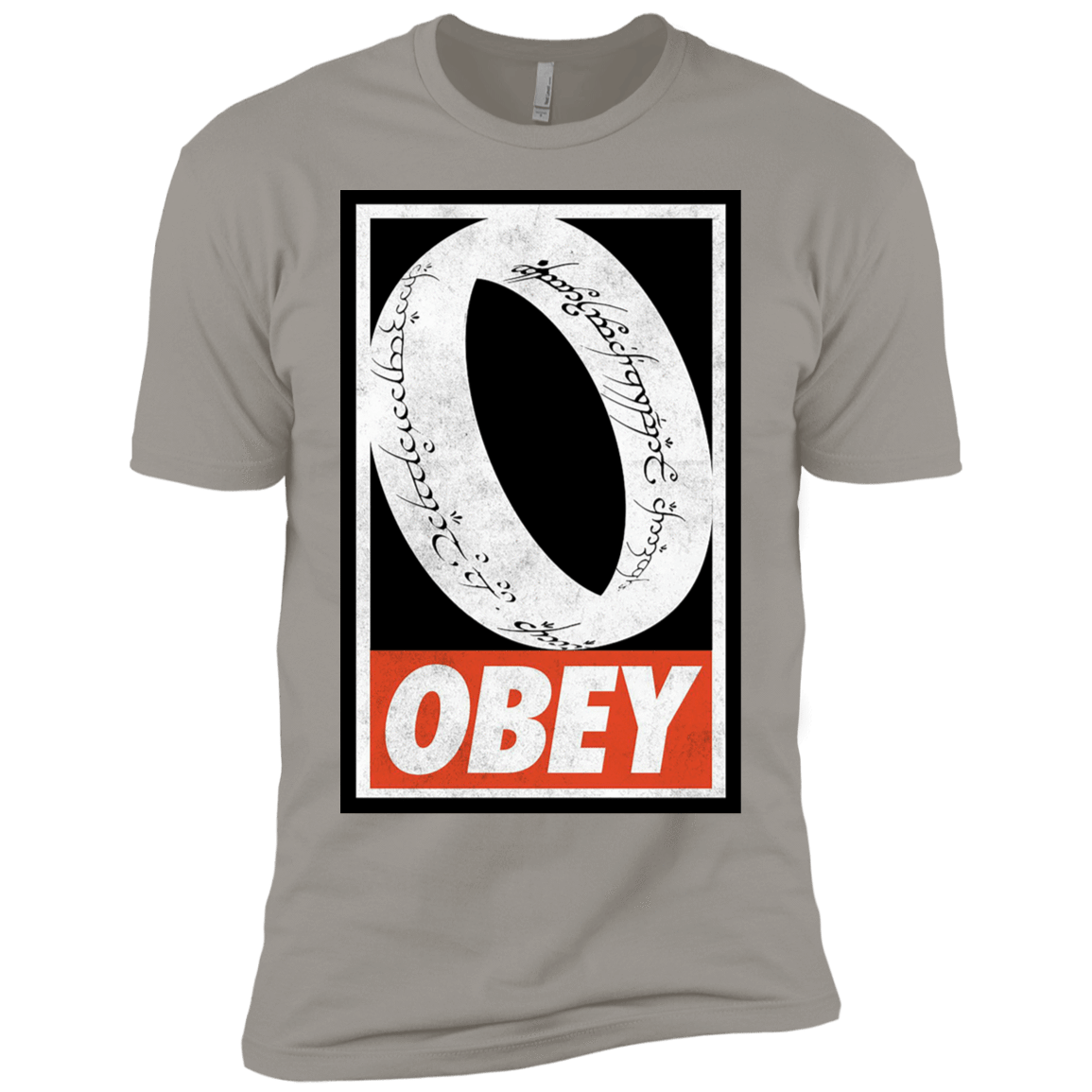 T-Shirts Light Grey / YXS Obey One Ring Boys Premium T-Shirt