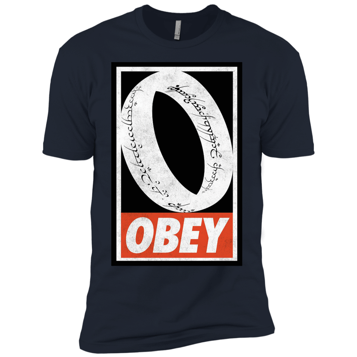 T-Shirts Midnight Navy / YXS Obey One Ring Boys Premium T-Shirt