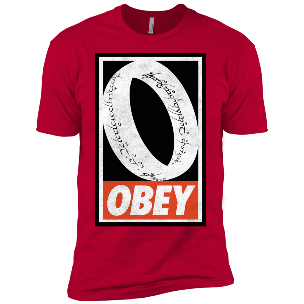 T-Shirts Red / YXS Obey One Ring Boys Premium T-Shirt
