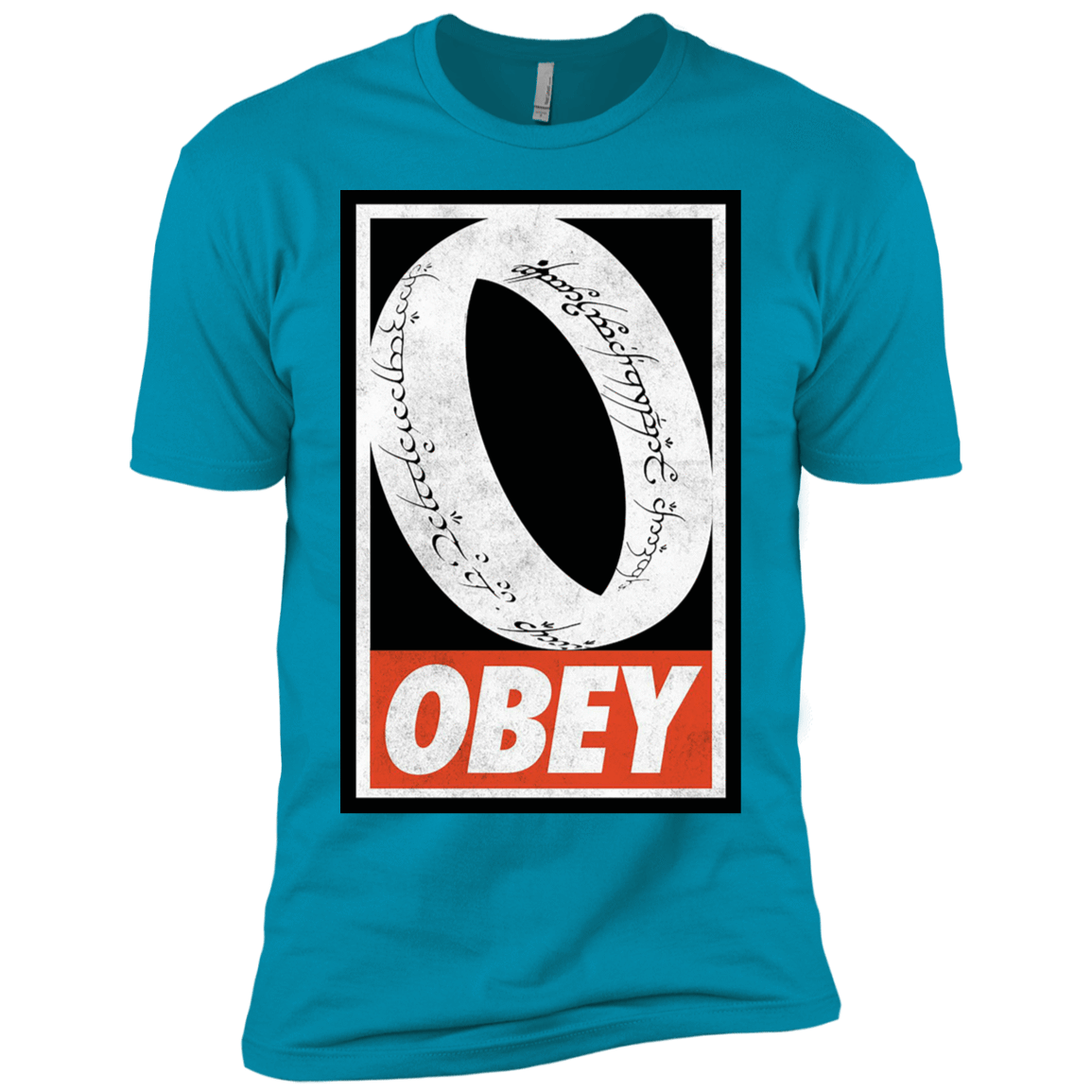 T-Shirts Turquoise / YXS Obey One Ring Boys Premium T-Shirt