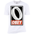 T-Shirts White / YXS Obey One Ring Boys Premium T-Shirt