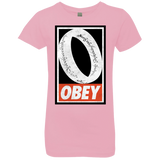 T-Shirts Light Pink / YXS Obey One Ring Girls Premium T-Shirt