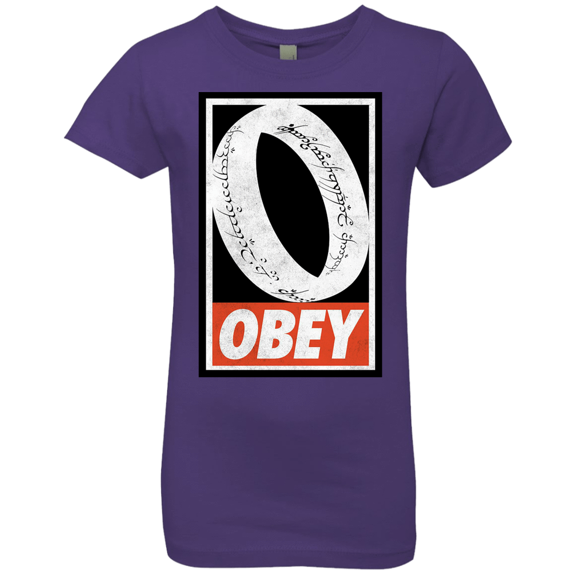 T-Shirts Purple Rush / YXS Obey One Ring Girls Premium T-Shirt
