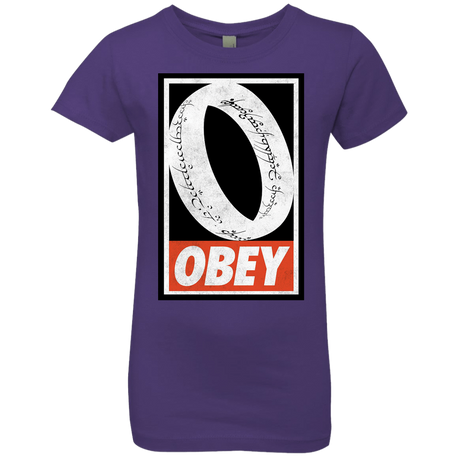 T-Shirts Purple Rush / YXS Obey One Ring Girls Premium T-Shirt