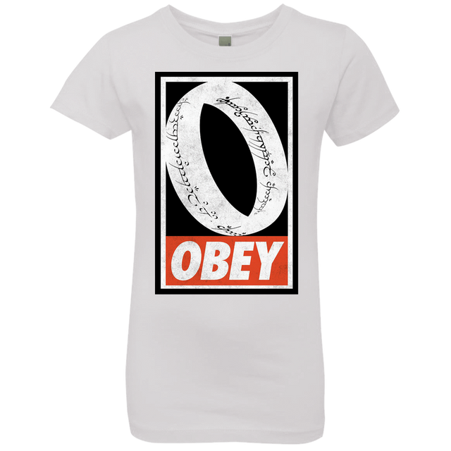 T-Shirts White / YXS Obey One Ring Girls Premium T-Shirt