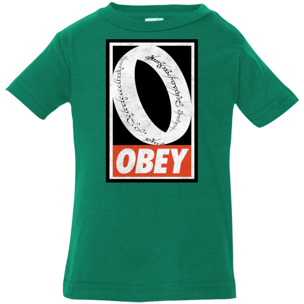 T-Shirts Kelly / 6 Months Obey One Ring Infant Premium T-Shirt