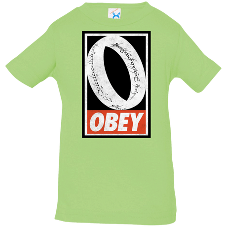 T-Shirts Key Lime / 6 Months Obey One Ring Infant Premium T-Shirt