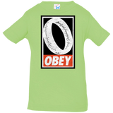 T-Shirts Key Lime / 6 Months Obey One Ring Infant Premium T-Shirt