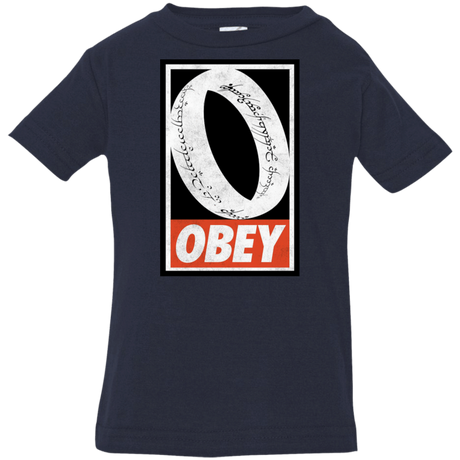 T-Shirts Navy / 6 Months Obey One Ring Infant Premium T-Shirt